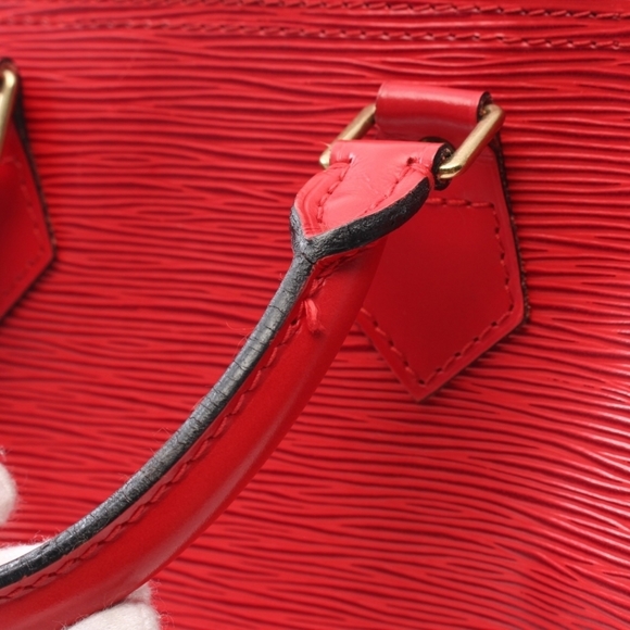 Louis Vuitton Speedy 25 Epi Castilian Red Handbag - Picture 6 of 7